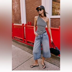 We the Free High Top Wide Leg Crop Jeans